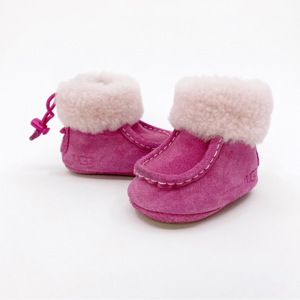 UGG Fuchsia Baby Booties size 0-6M